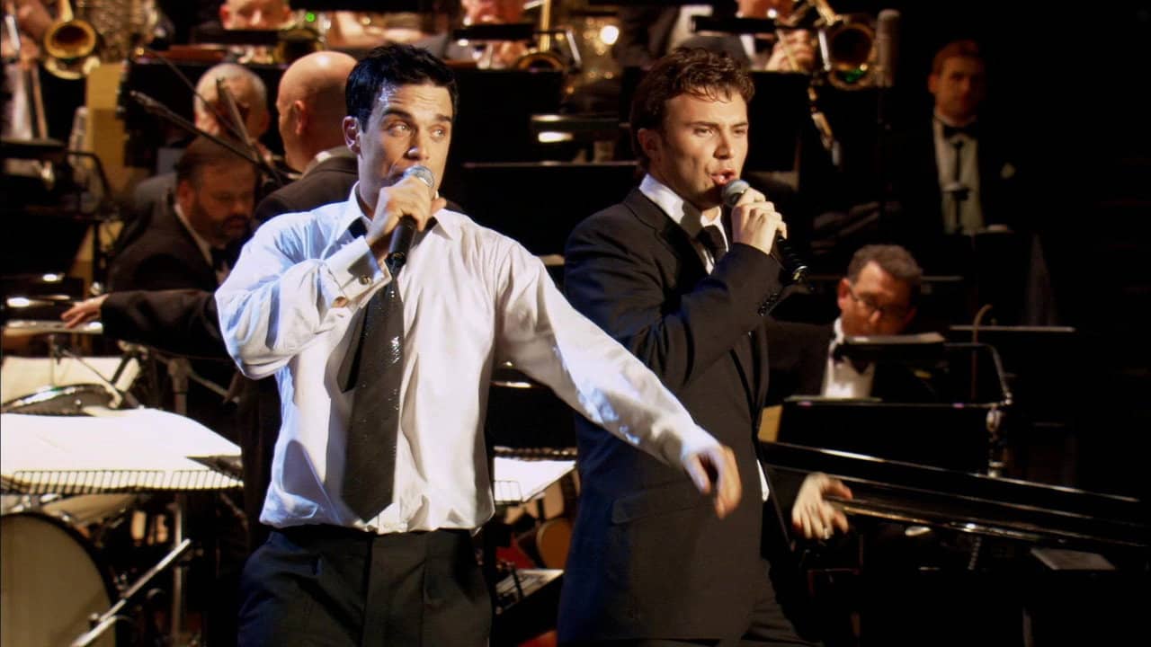 One Night with Robbie Williams backdrop
