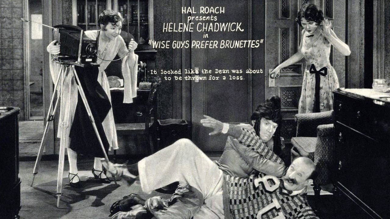 Wise Guys Prefer Brunettes backdrop
