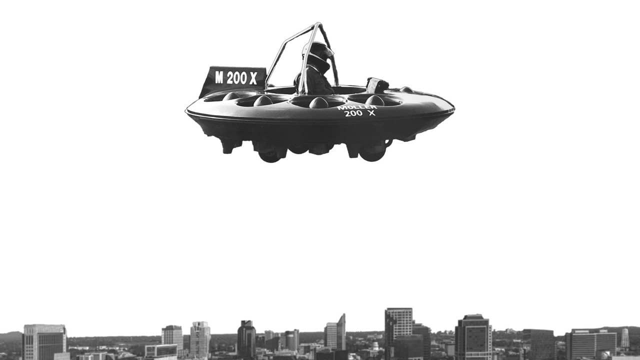 Father of the Flying Car backdrop
