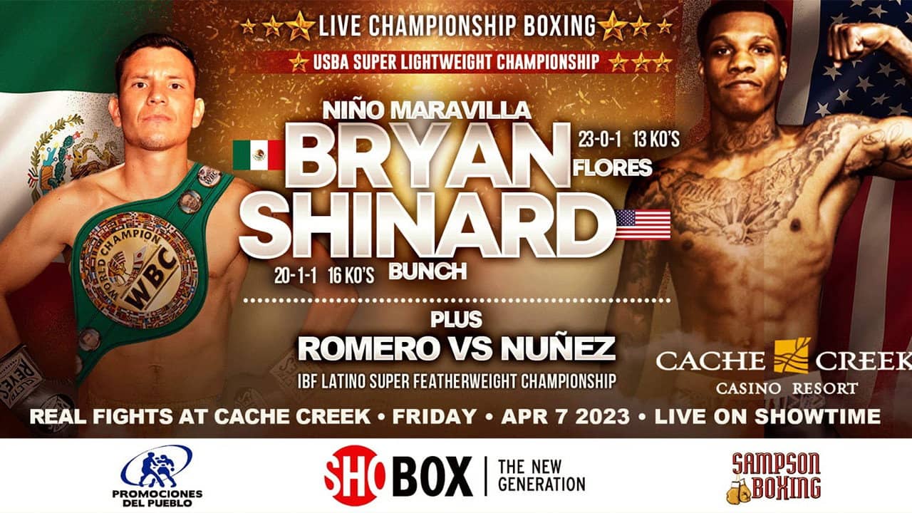 Shinard Bunch vs. Bryan Flores backdrop