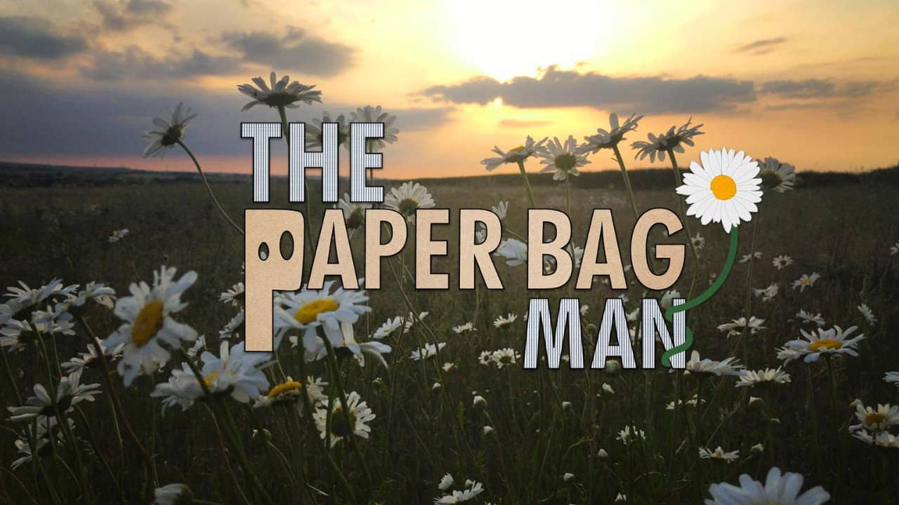The Paper Bag Man backdrop