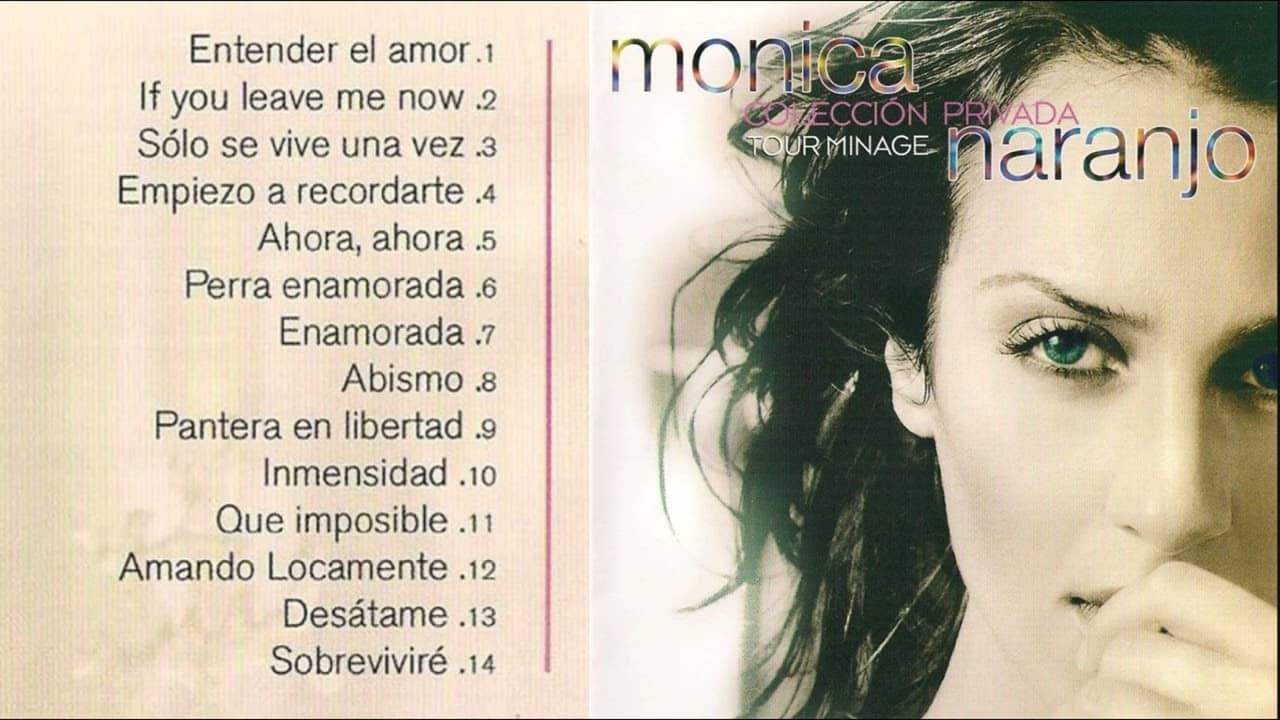 Monica Naranjo Tour Minage Coleccion Privada backdrop