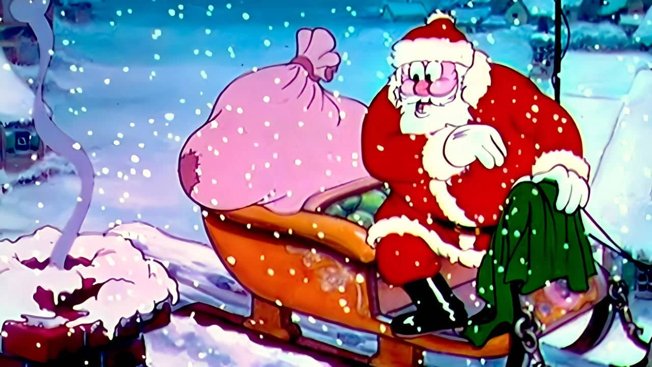 The Night Before Christmas backdrop