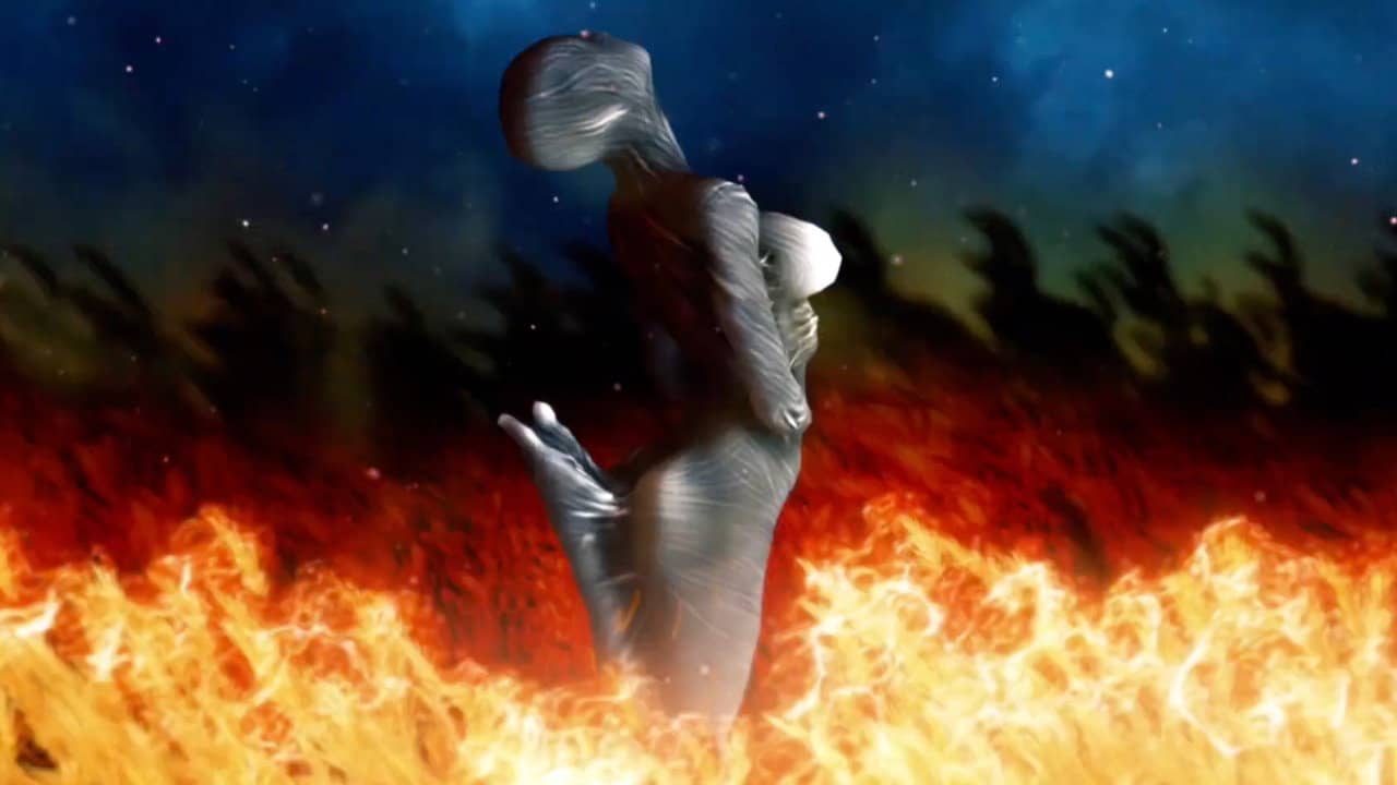 Blue Fire backdrop