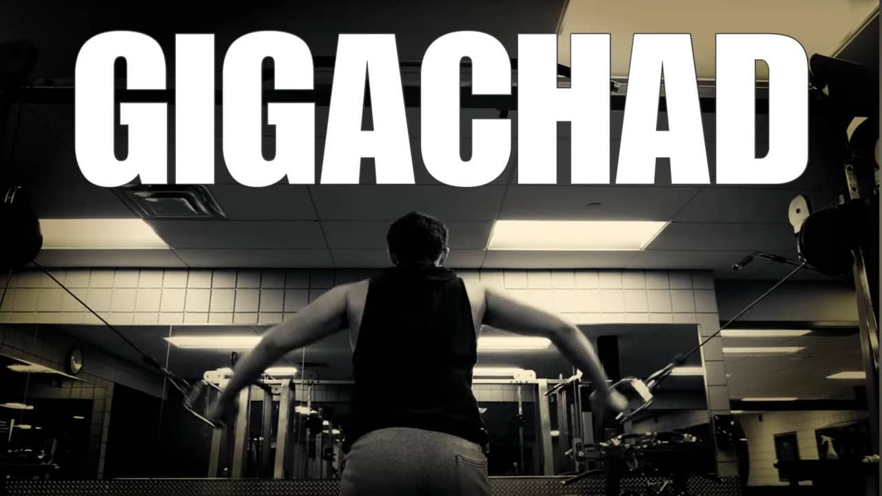 Gigachad backdrop