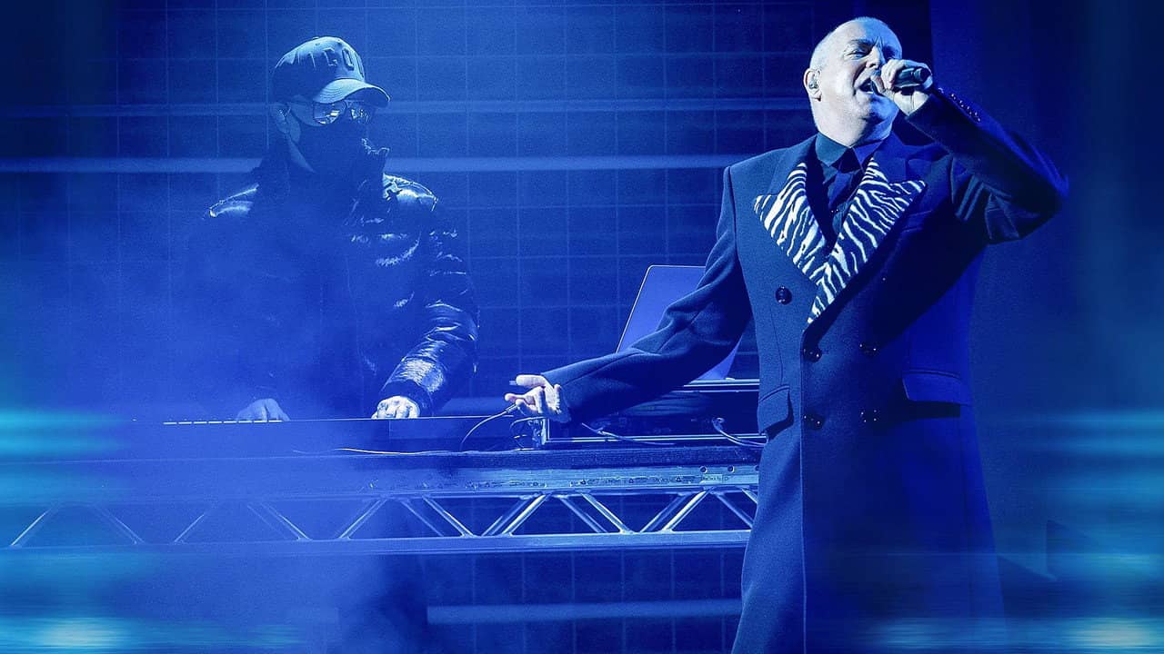 Pet Shop Boys at the BBC backdrop