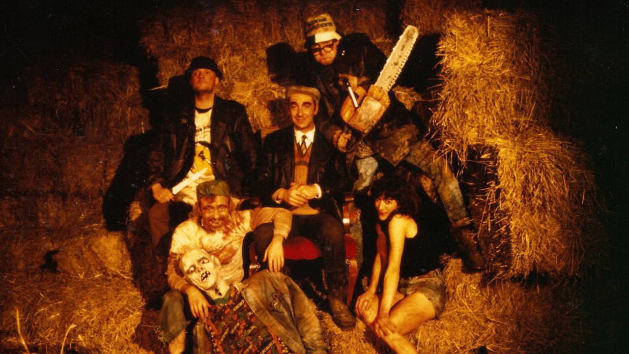 La matanza caníbal de los garrulos lisérgicos backdrop