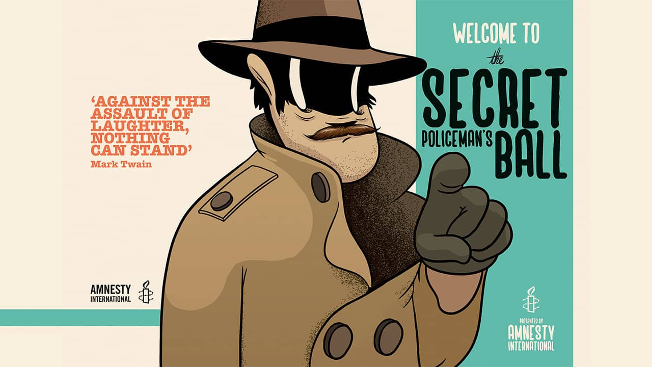 The Secret Policeman's Ball backdrop