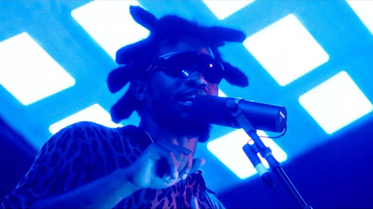 Denzel Curry's Melt My Eyez: Live From Komodo City Café backdrop
