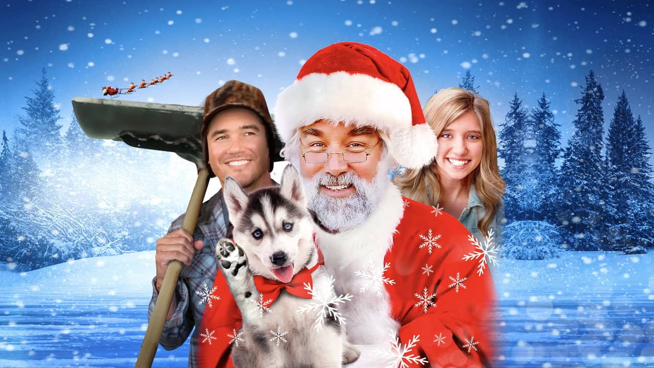 A Dog for Christmas backdrop