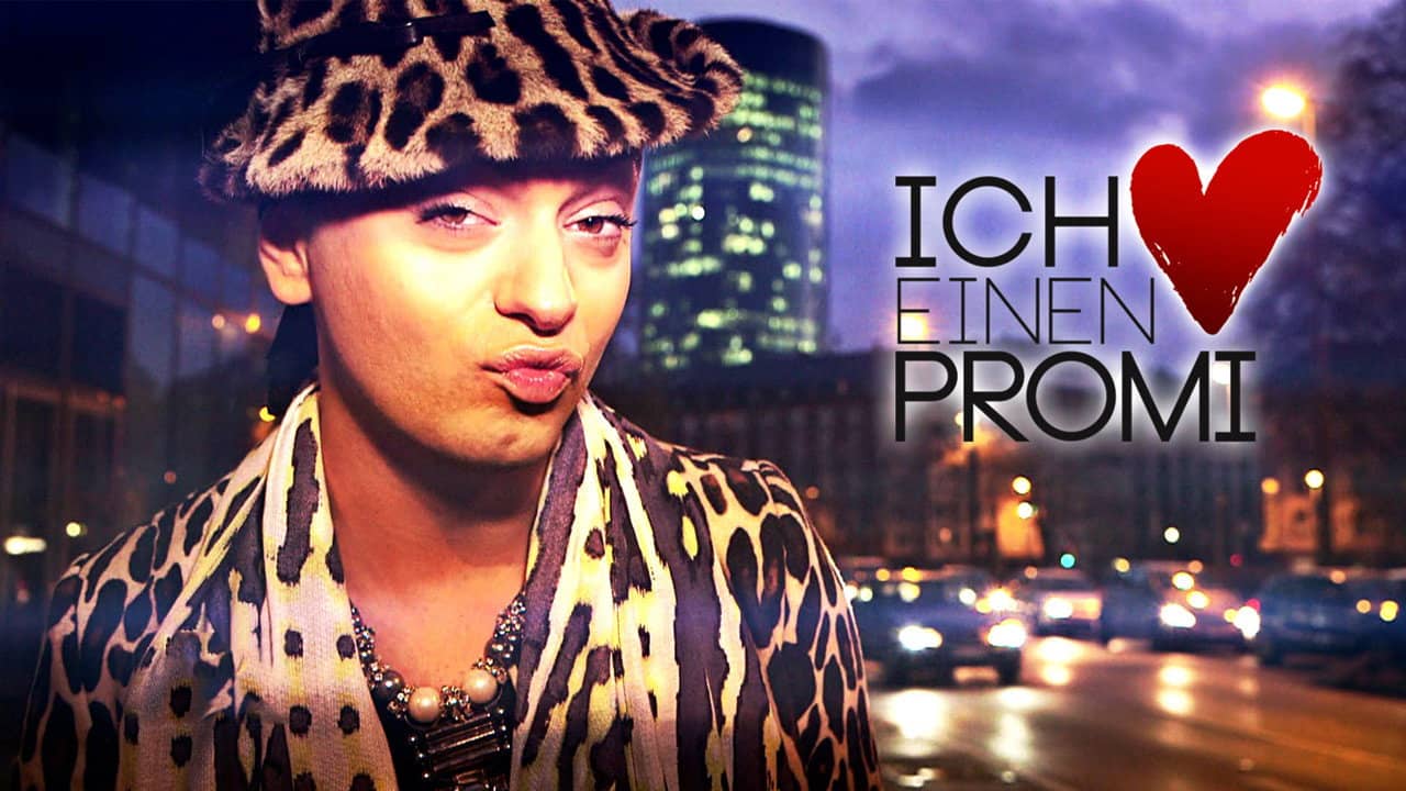 Ich liebe einen Promi backdrop