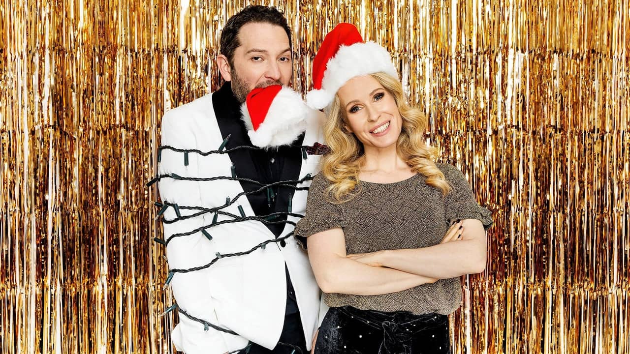 Jon & Lucy's Christmas Sleepover backdrop