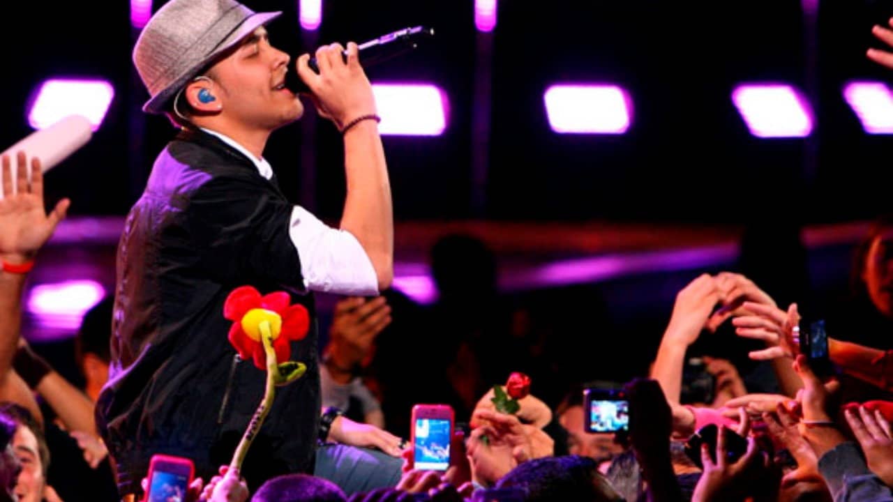 Prince Royce - Festival de Viña del Mar backdrop