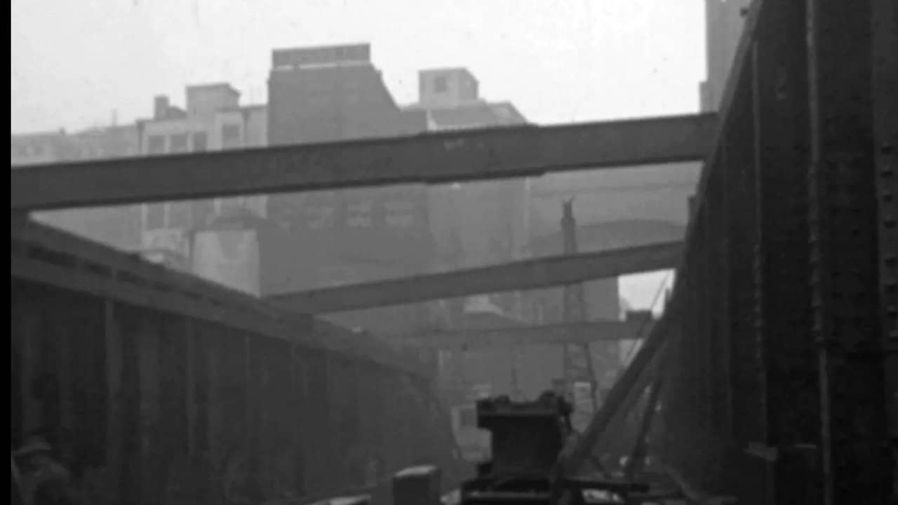 Reconstruction of Hill Street Birmingham backdrop