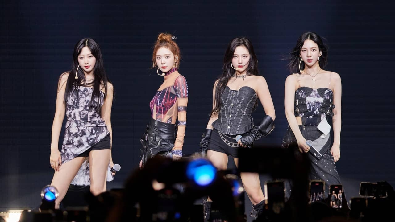 aespa LIVE TOUR 2023 ‘SYNK：HYPER LINE’ in JAPAN -Special Edition- backdrop