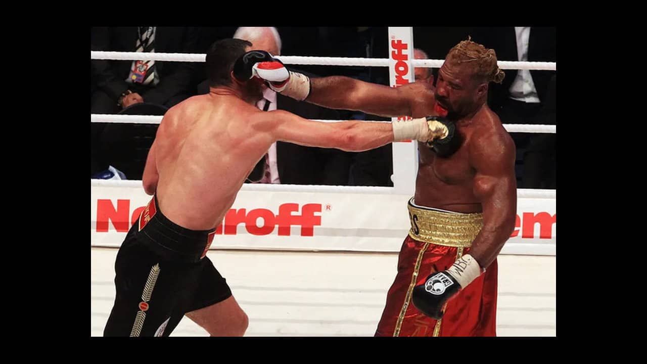Vitali Klitschko vs. Shannon Briggs backdrop