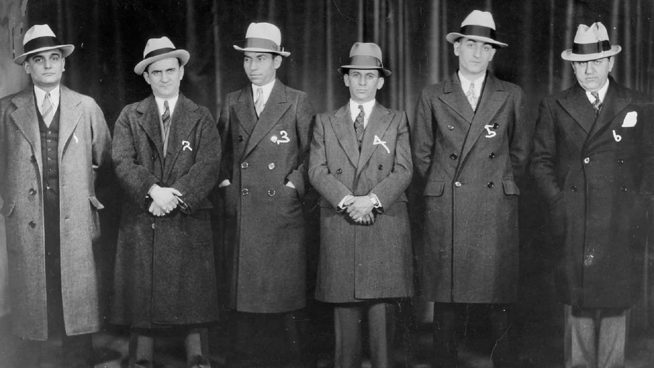 Mobsters backdrop