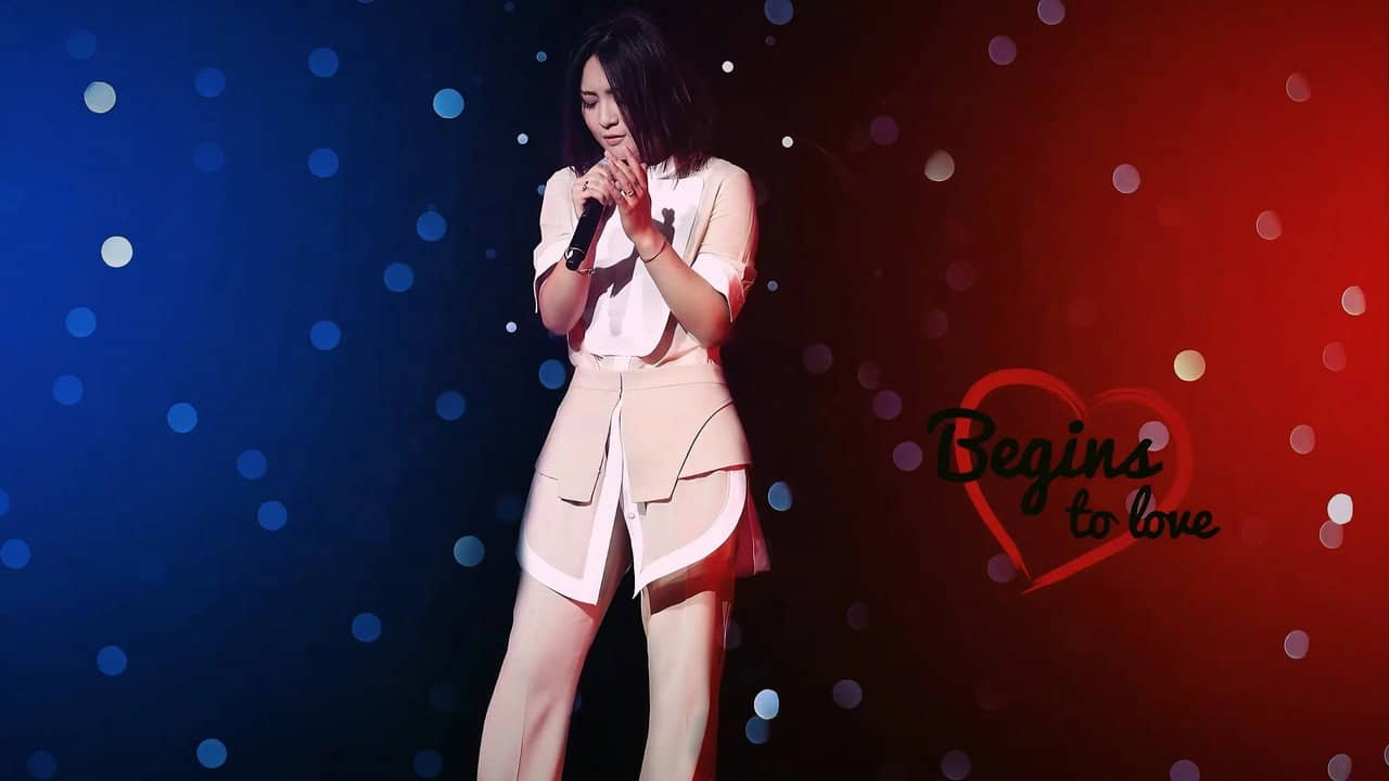 Bichang Zhou Begins to Love Concert backdrop