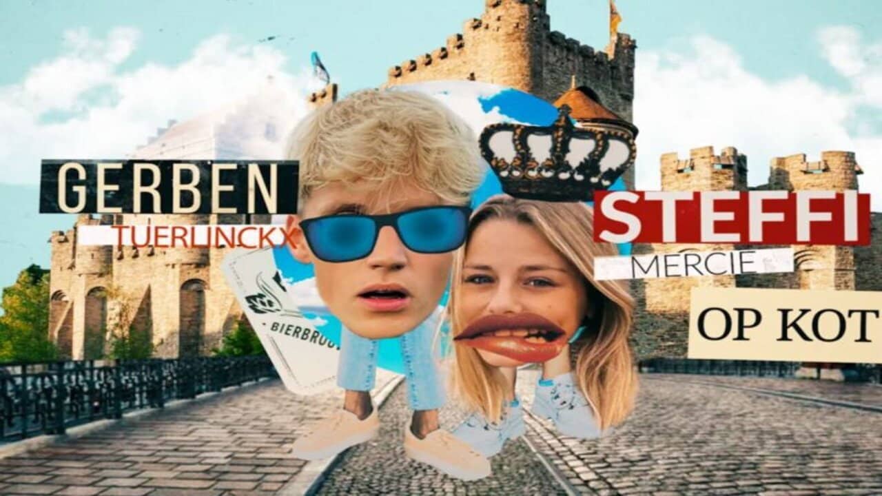 Gerben & Steffi op kot backdrop