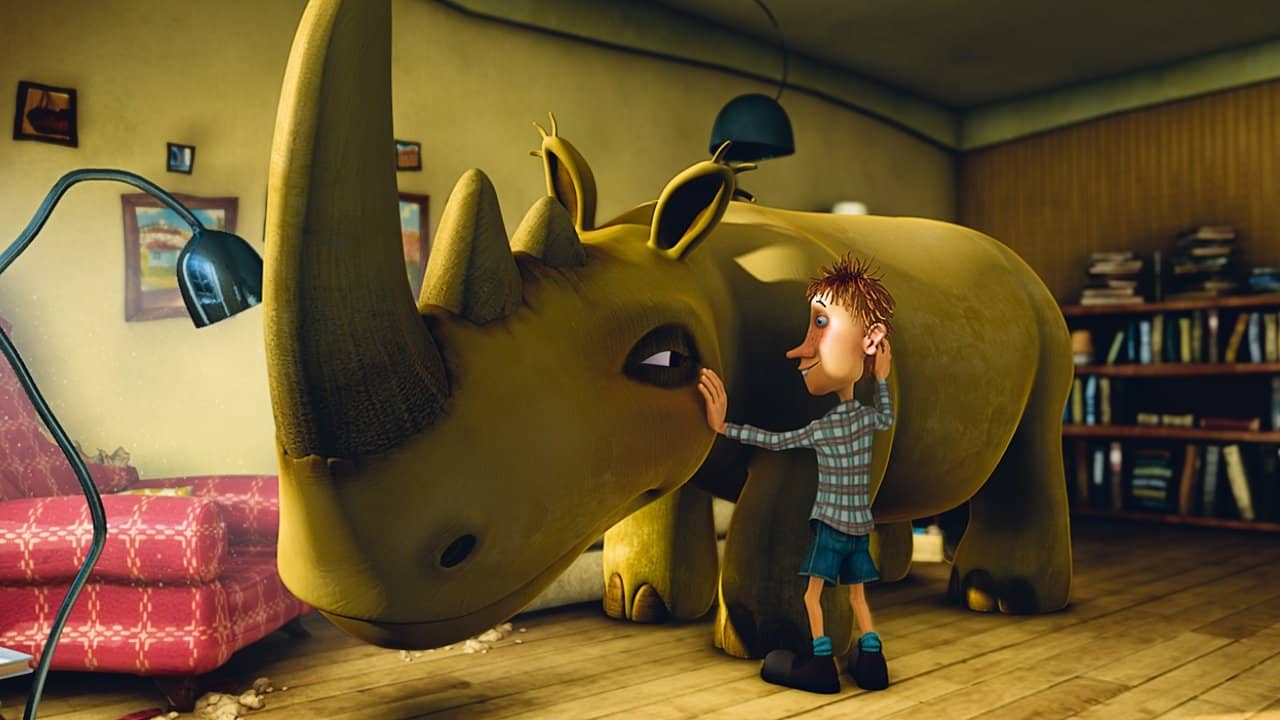 Otto the Rhino backdrop