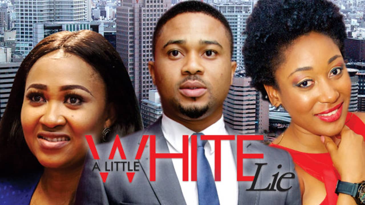 A Little White Lie backdrop