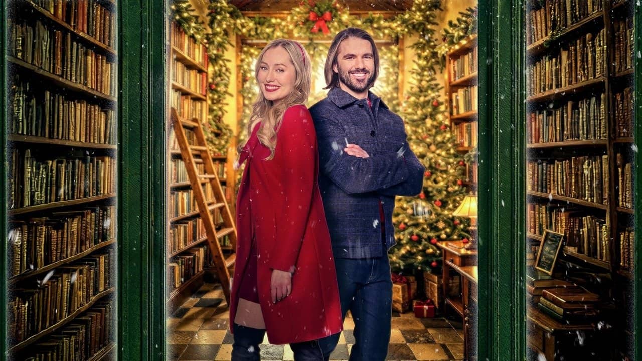 The Christmas Bookshop backdrop