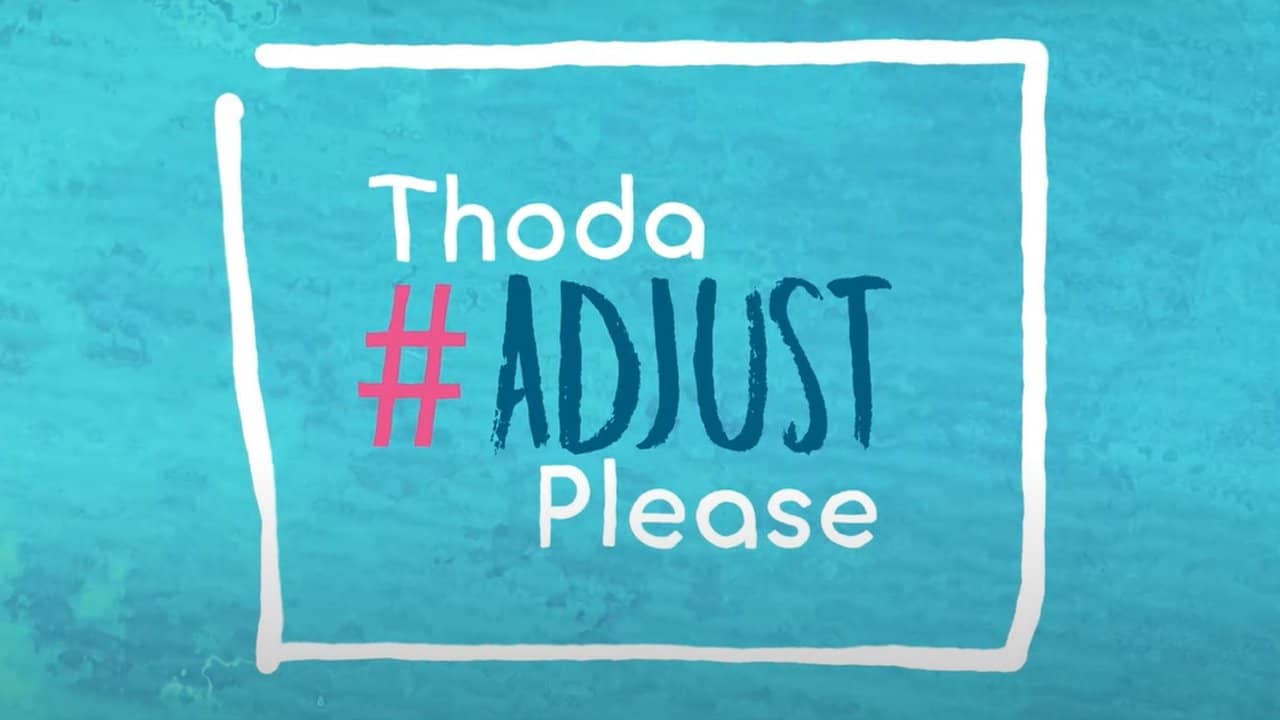 Thoda Adjust Please backdrop
