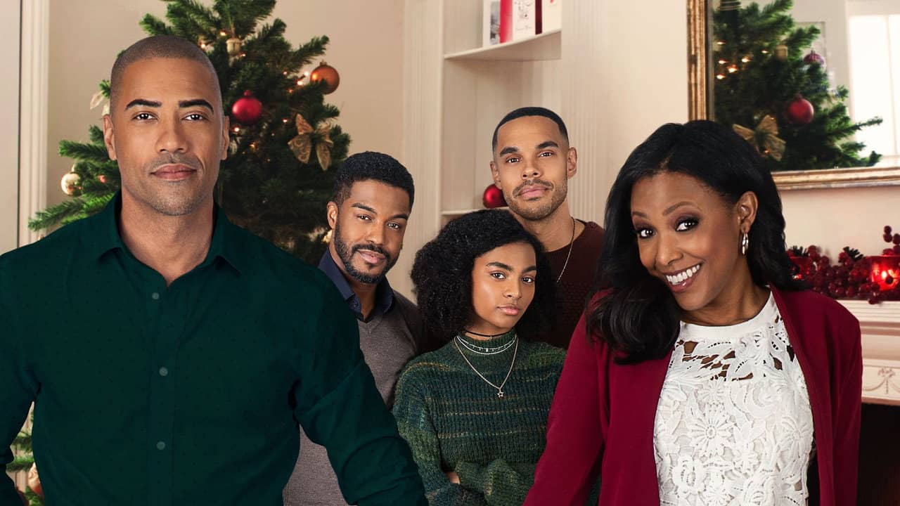 A Chestnut Family Christmas backdrop