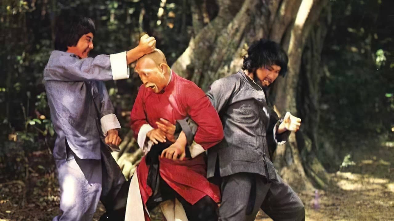 An Old Kung Fu Master backdrop
