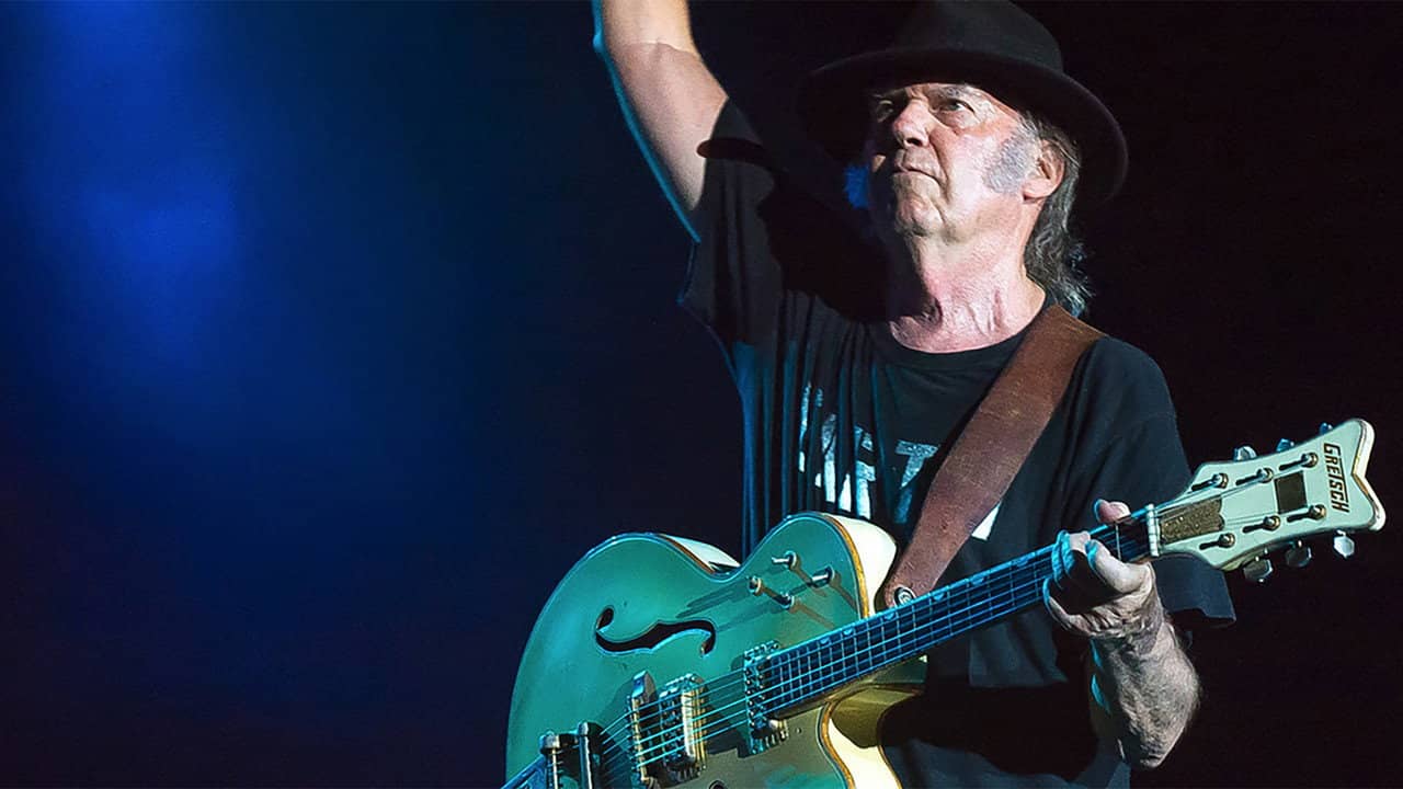 Neil Young & Crazy Horse - The Legend Lives On backdrop