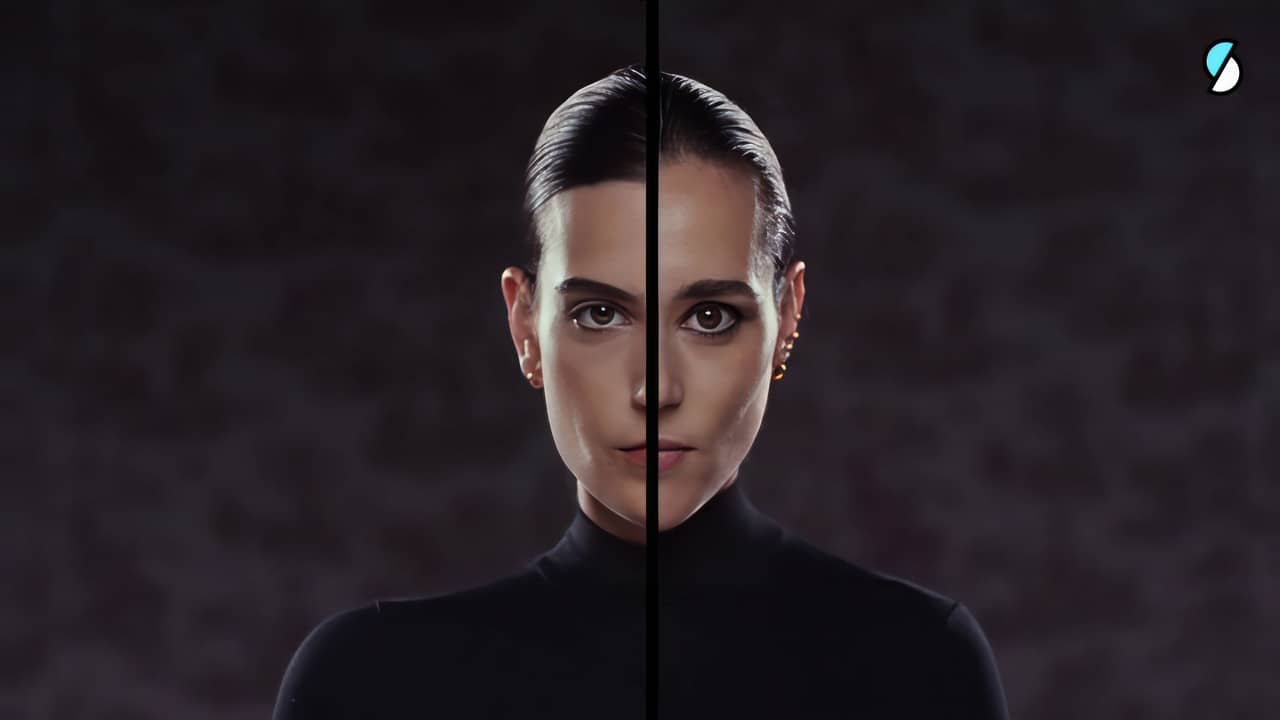 Split backdrop