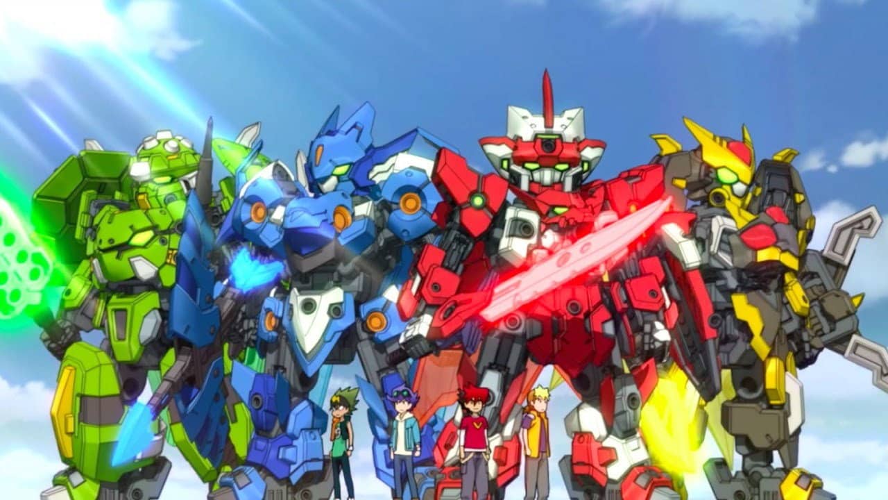 Tenkai Knights backdrop