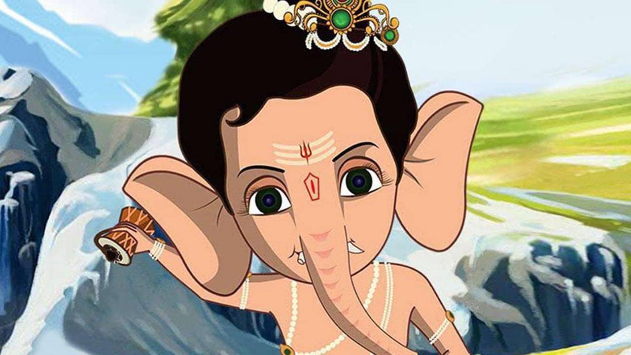 Bal Ganesh 3 backdrop