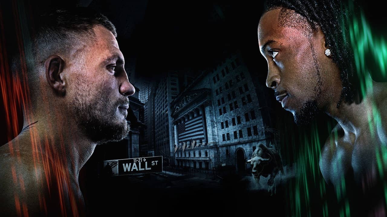 Denys Berinchyk vs. Keyshawn Davis backdrop