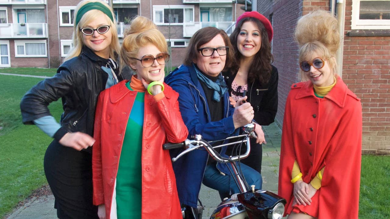 Welkom in de jaren 60 backdrop