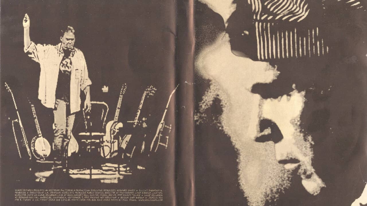Neil Young: Silver & Gold backdrop