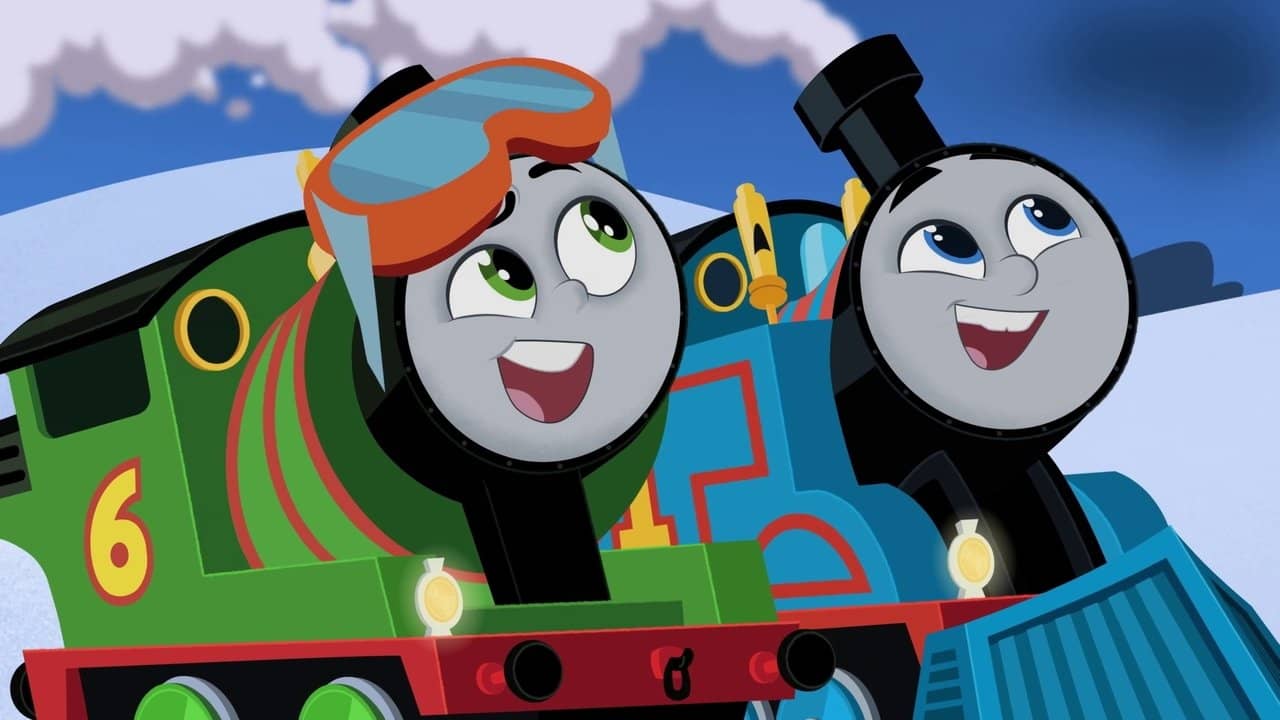 Thomas & Friends: The Christmas Letter Express backdrop