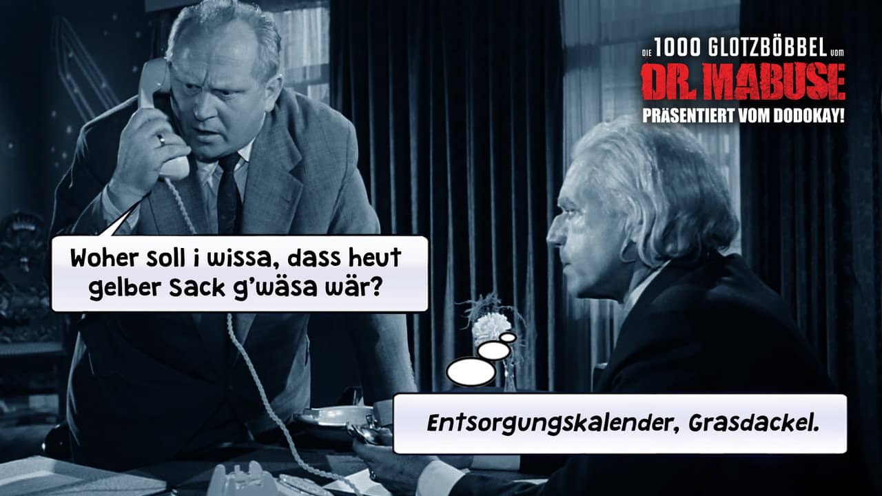 Die 1000 Glotzböbbel vom Dr. Mabuse backdrop