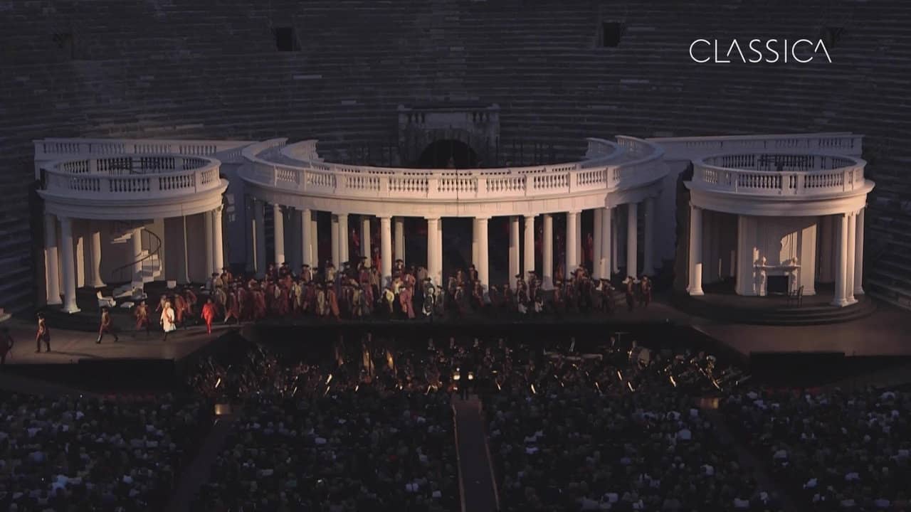 Un Ballo in Maschera (Verdi) - Arena di Verona backdrop
