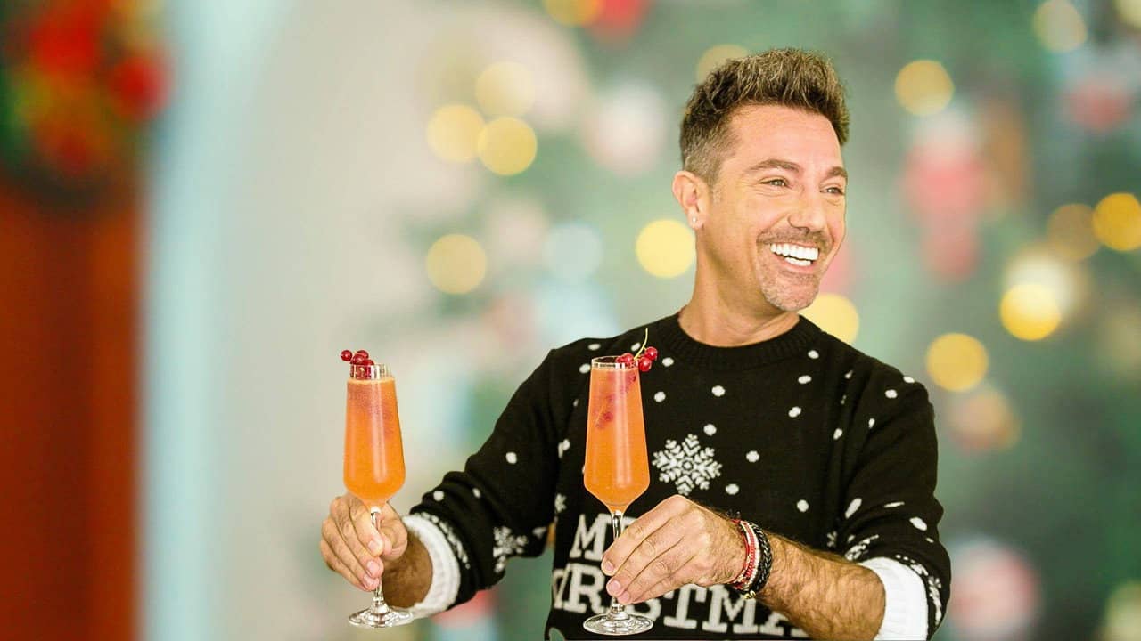 Gino's Italian Christmas Feast backdrop