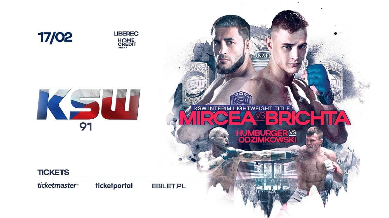 KSW 91: Mircea vs. Brichta backdrop