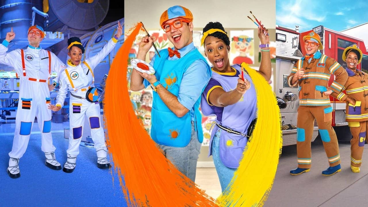 Blippi's Job Show backdrop