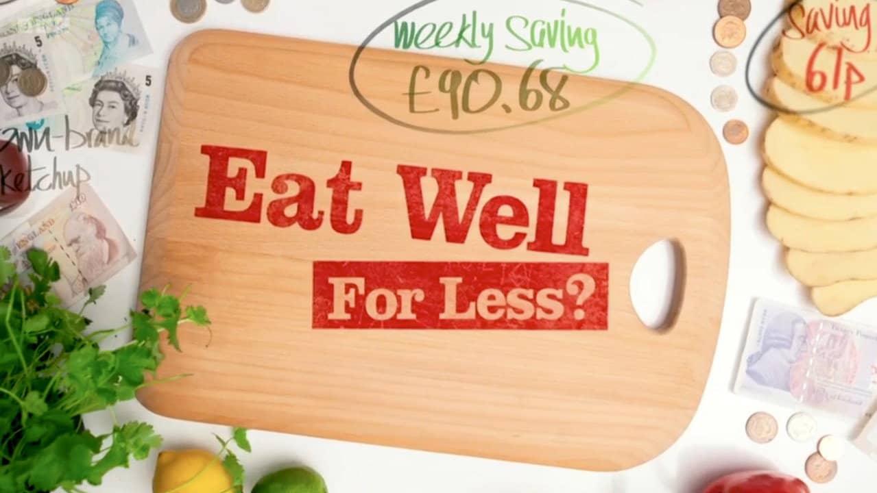 Eat Well for Less backdrop