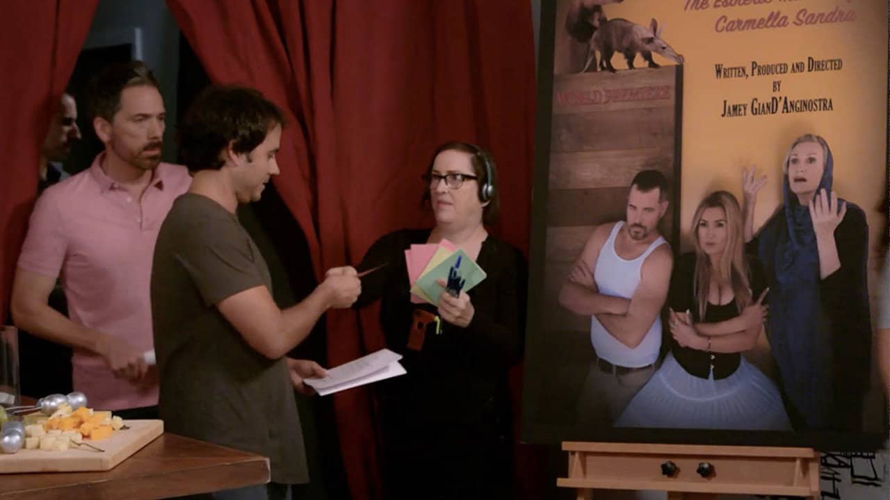 A Play backdrop