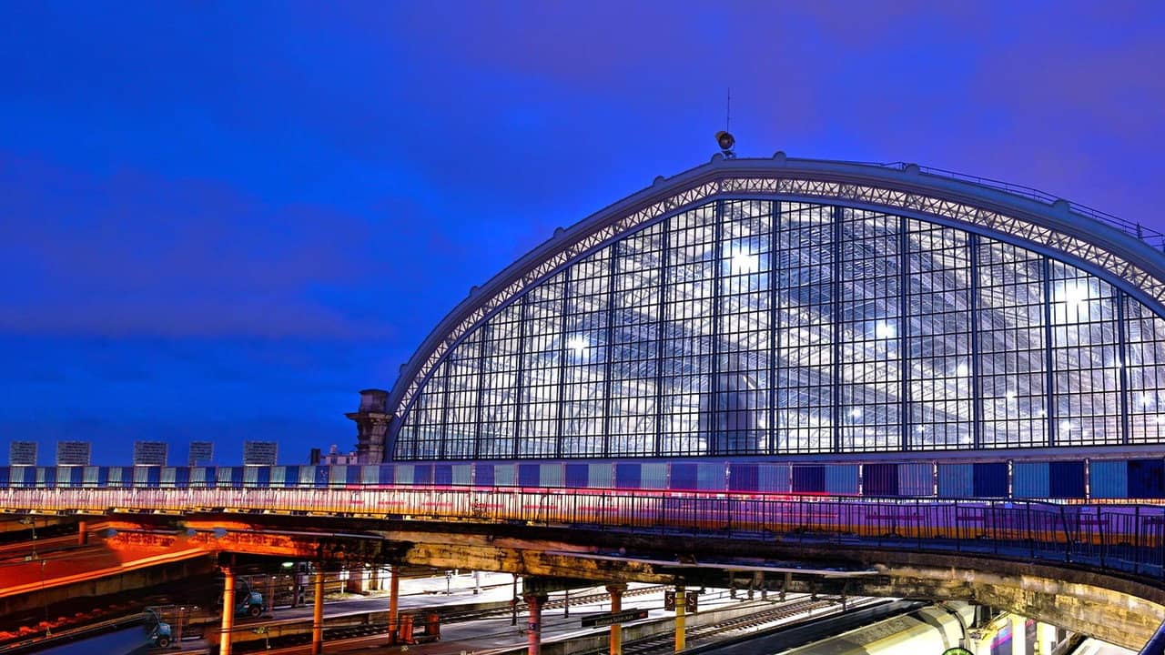French Railway Stations - Monumental Construction backdrop