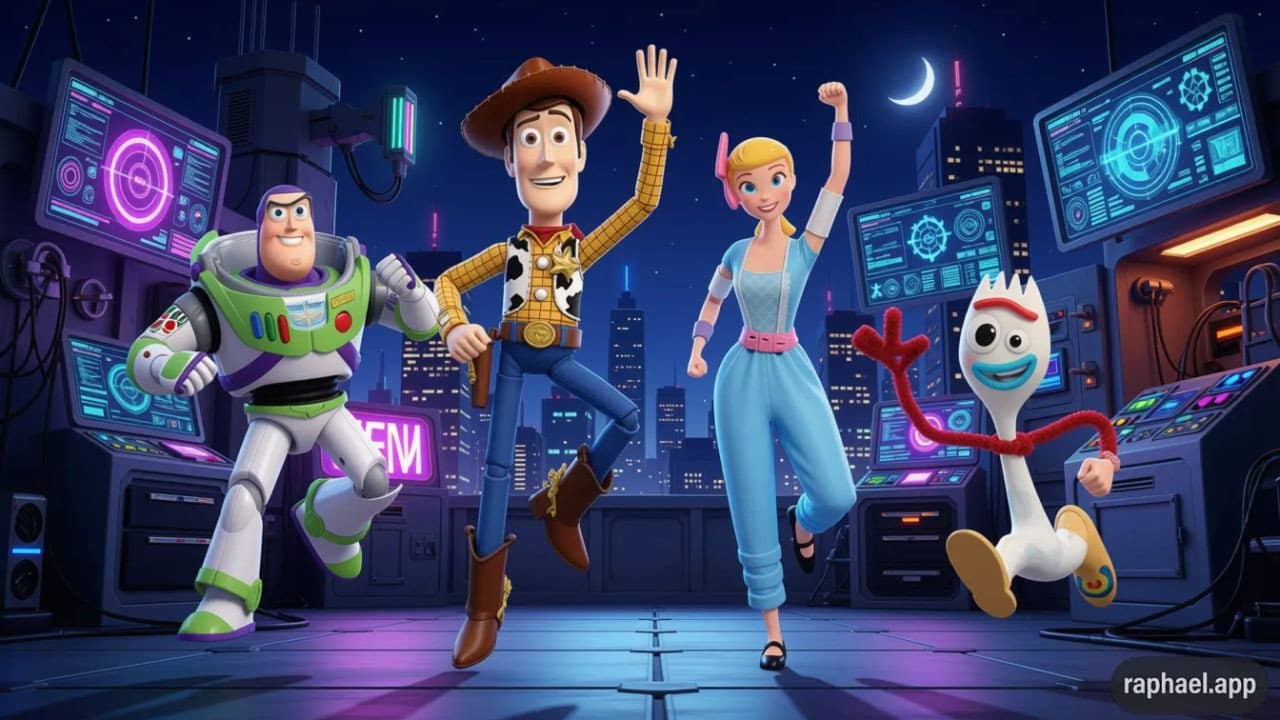 Woody and Friends backdrop