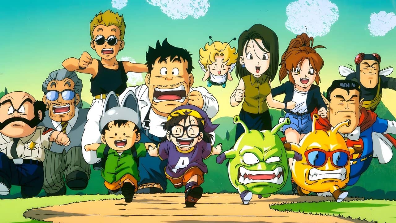 Dr. Slump backdrop