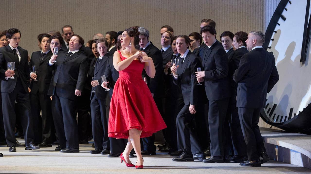 The Metropolitan Opera: La Traviata backdrop