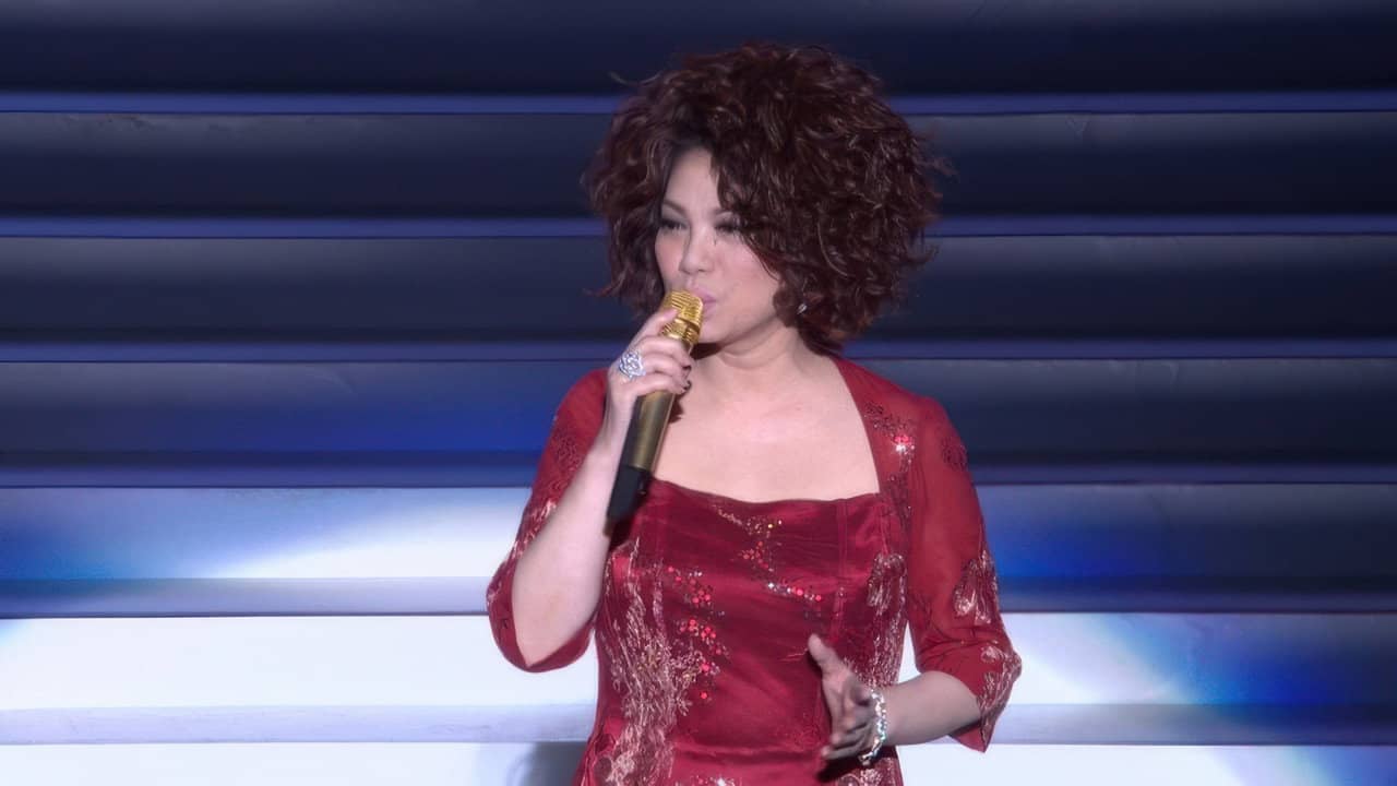 Tsai Chin HK Concert Live Karaoke backdrop
