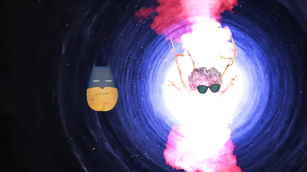 Potato Batman backdrop